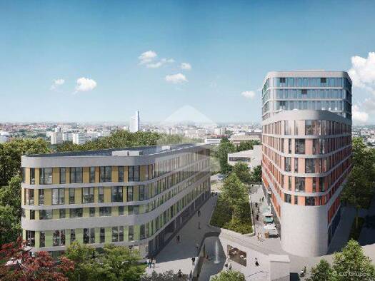 Bürofläche zur Miete provisionsfrei 15 € 2.008 m² Bürofläche teilbar ab 930,1 m² Prager Straße 30-32 Zentrum-Südost Leipzig 04103