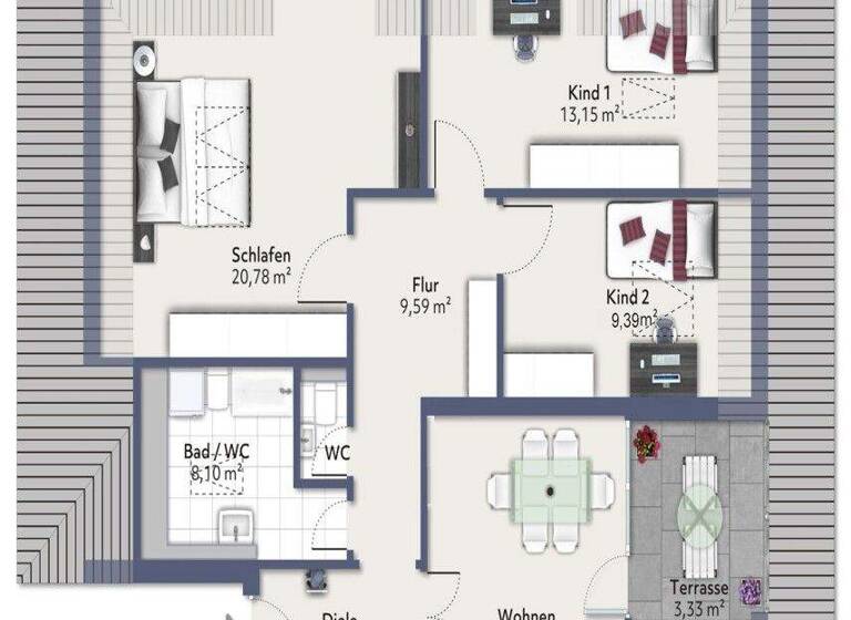 Wohnung zum Kauf 685.000 € 4 Zimmer 100,6 m² 3. Geschoss Sauerlach 82054