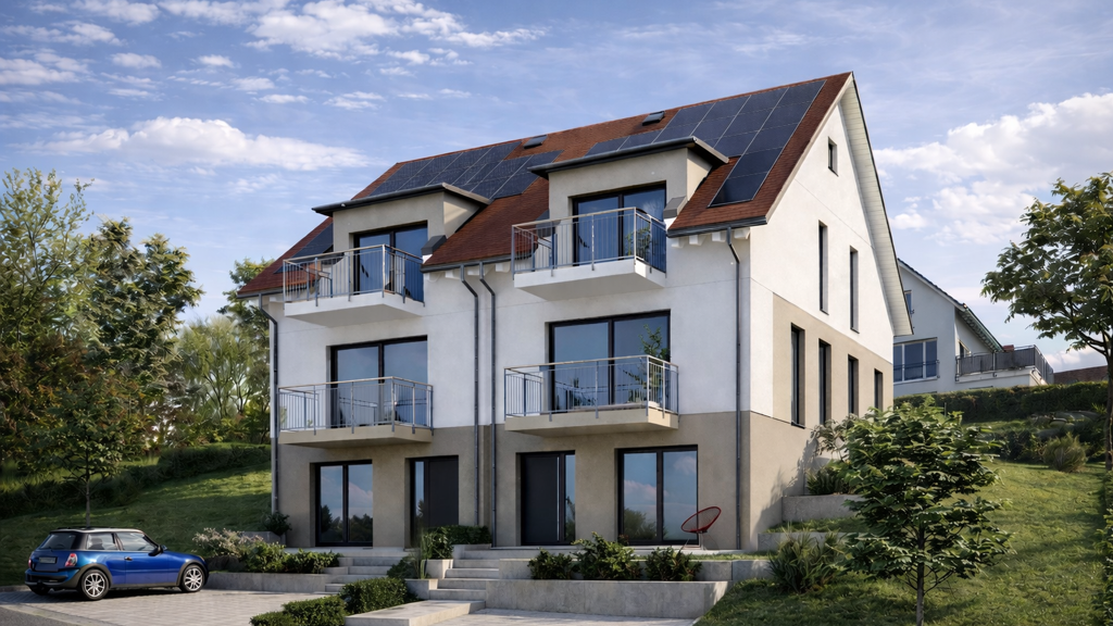 Doppelhaushälfte zum Kauf - Erstbezug provisionsfrei 780.000 € 5 Zimmer 167,3 m² 420 m² Grundstück Mörgen Eppishausen 87745