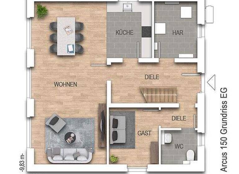 Einfamilienhaus zum Kauf 539.560 € 5 Zimmer 149 m² 646 m² Grundstück Einfeld Neumünster 24536