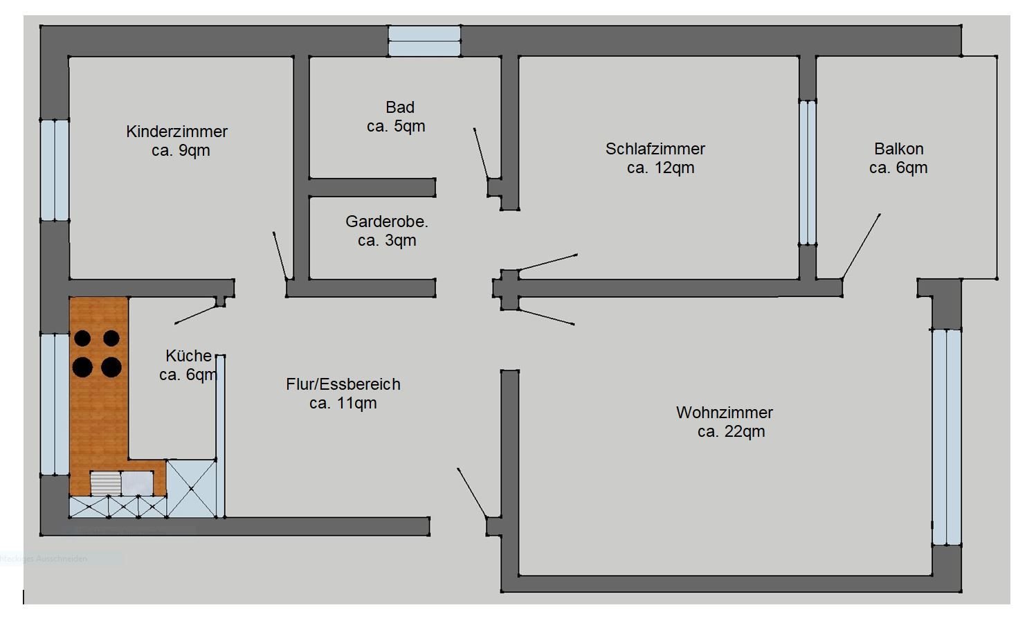 Wohnung zur Miete 850 € 3 Zimmer 73 m²<br/>Wohnfläche 1.<br/>Geschoss Borsteler Weg 5 Wahlbezirk 007 Pinneberg 25421