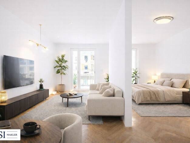 Wohnung zum Kauf - Erstbezug 355.000 € 1,5 Zimmer 34,9 m² 4. Geschoss Obere Donaustraße 23 Leopoldstadt 1020