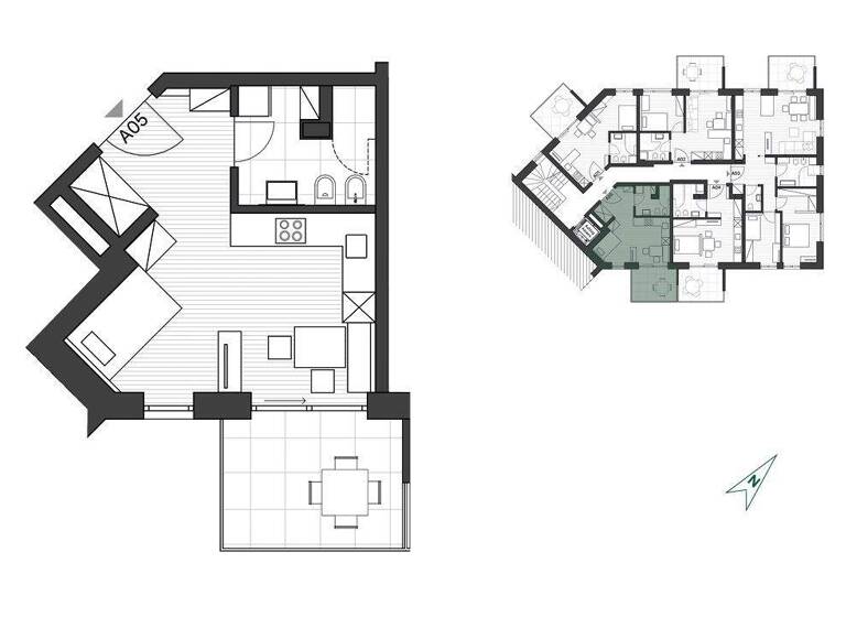 Studio zum Kauf 255.000 € 1 Zimmer 31,4 m² 1. Geschoss Plosestraße 38 Brixen 39042