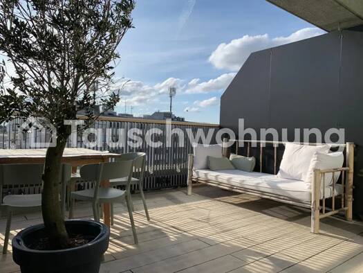 Loft zur Miete Tauschwohnung 2.100 € 2 Zimmer 78 m² 7. Geschoss Schwabing-West München 80797