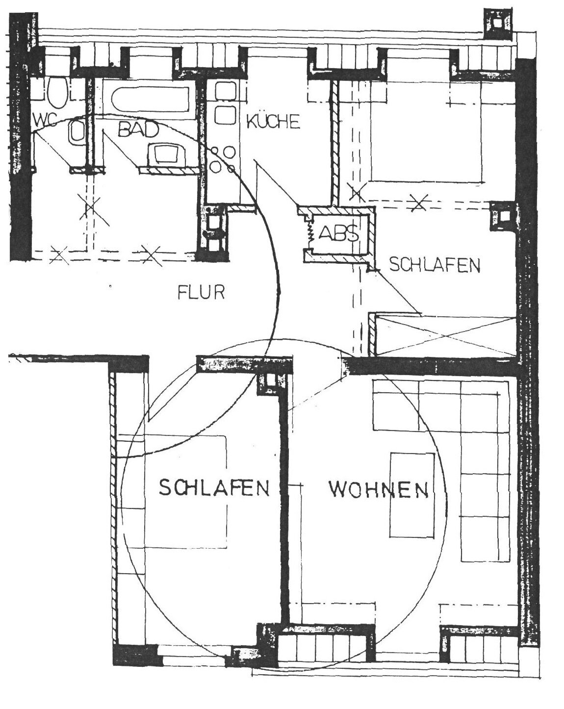 Wohnung zur Miete 700 € 3 Zimmer 79,9 m²<br/>Wohnfläche 4.<br/>Geschoss 01.12.2024<br/>Verfügbarkeit Glockenhof Nürnberg 90461