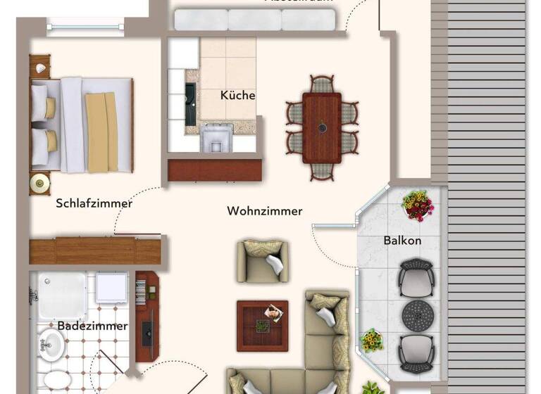 Wohnung zur Miete 480 € 2 Zimmer 57 m² frei ab sofort Am Weidenring 8 Biederitz 39175