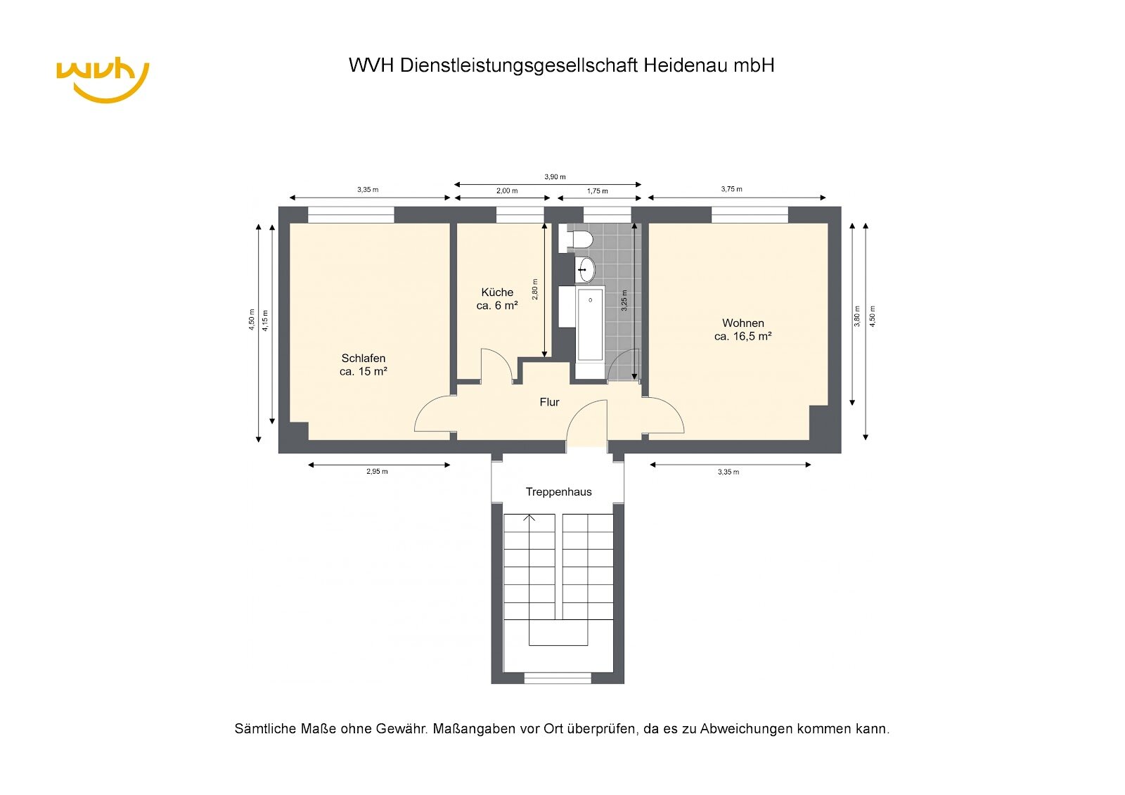 Wohnung zur Miete 355 € 2 Zimmer 47 m²<br/>Wohnfläche 2.<br/>Geschoss 01.03.2025<br/>Verfügbarkeit Franz-Schubert-Straße 1b Heidenau 01809