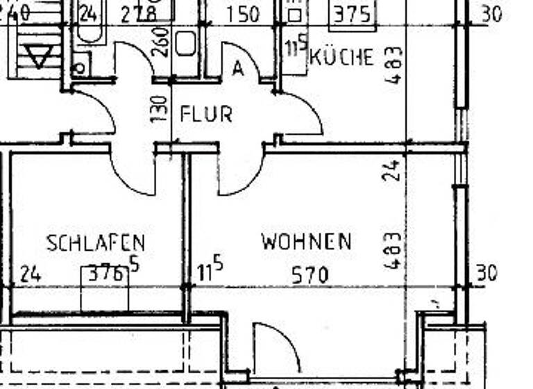 Wohnung zur Miete 580 € 2 Zimmer 64 m² Geschoss 2/3 frei ab 01.05.2026 Innenstadt Neunkirchen 66538