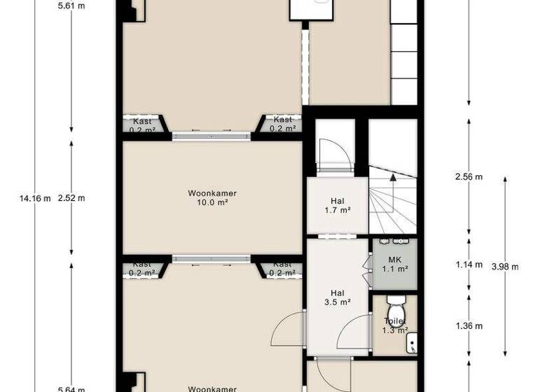 Haus zum Kauf 1.595.000 € 8 Zimmer 241 m² ceintuurbaan 253 3 amsterdam 1074 CZ