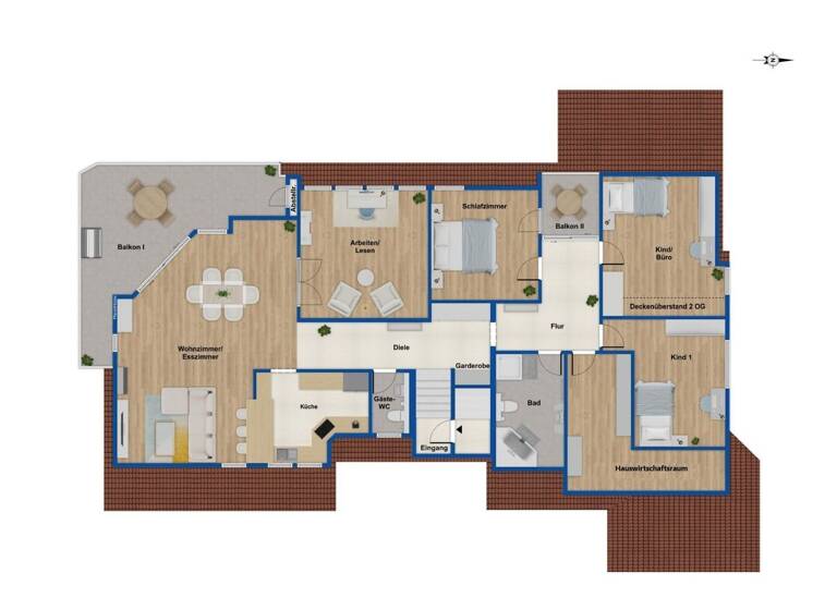 Wohnung zum Kauf 730.000 € 6 Zimmer 215 m²<br/>Wohnfläche Dachgeschoss, 2.<br/>Geschoss 01.07.2025<br/>Verfügbarkeit Eltingen Leonberg 71229
