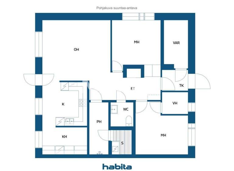 Doppelhaushälfte zum Kauf 219.000 € 4 Zimmer 86 m² 1.011 m² Grundstück Maalinauhantie 2 Vantaa 01280