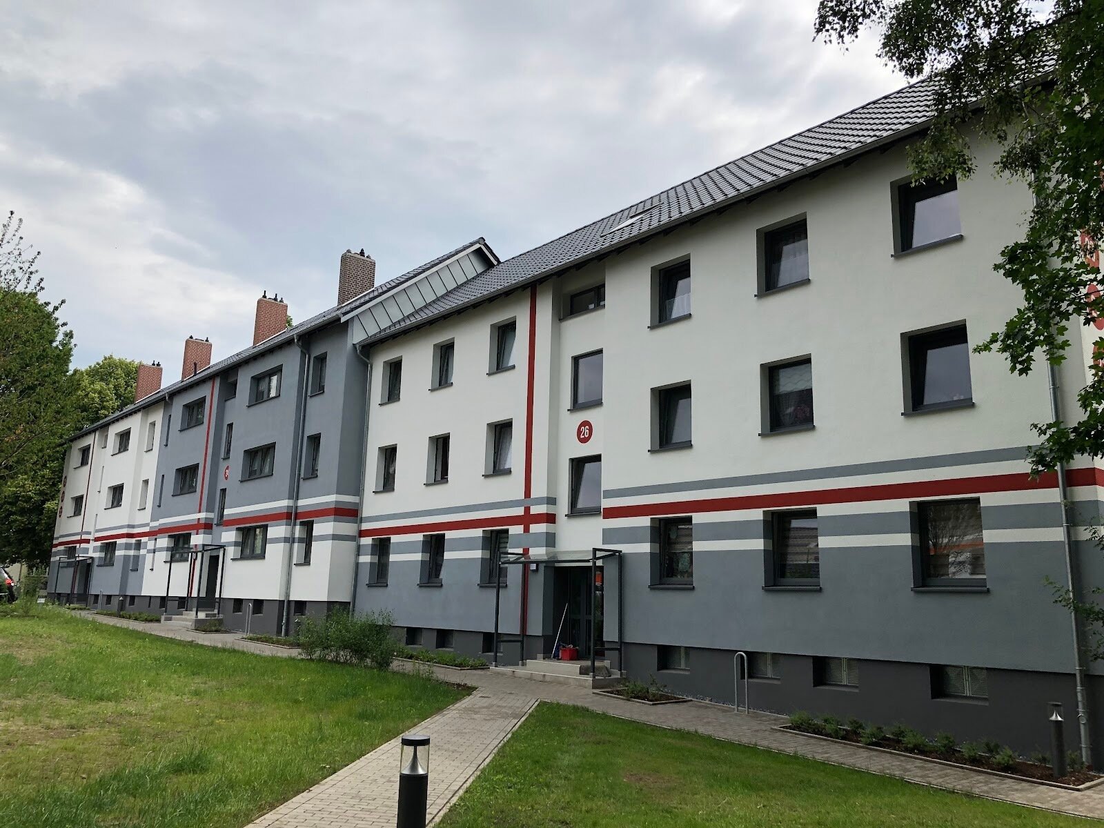 Wohnung zur Miete 622 € 4 Zimmer 73 m²<br/>Wohnfläche 1.<br/>Geschoss Birkenstr. 26 Herford-Stadt Herford 32049