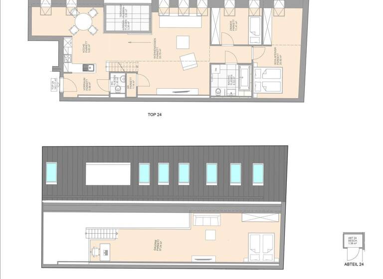 Wohnung zur Miete 11,28 € 4 Zimmer 142,6 m² 3. Geschoss Linz 4020