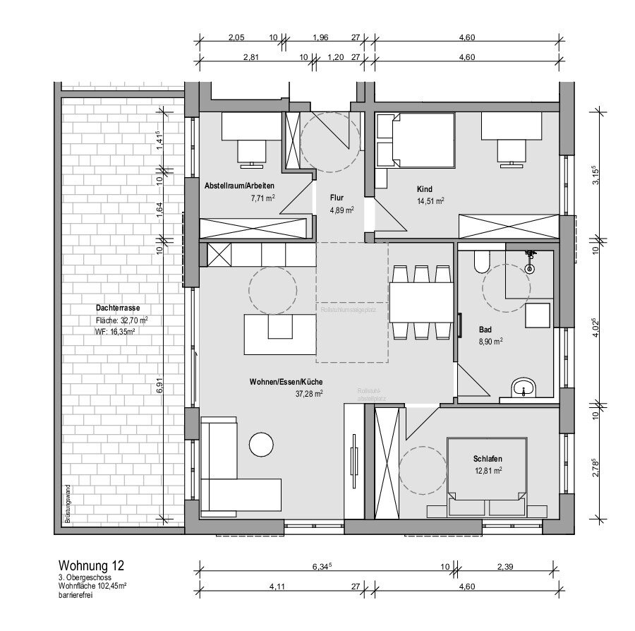 Penthouse zum Kauf provisionsfrei als Kapitalanlage geeignet 420.000 € 4 Zimmer 91,1 m²<br/>Wohnfläche Roßfeld Crailsheim 74564