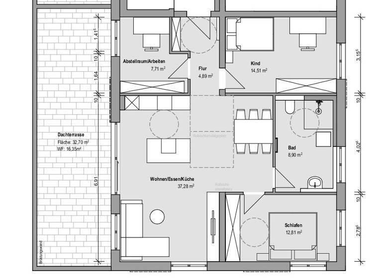 Penthouse zum Kauf provisionsfrei als Kapitalanlage geeignet 420.000 € 4 Zimmer 91,1 m²<br/>Wohnfläche Roßfeld Crailsheim 74564
