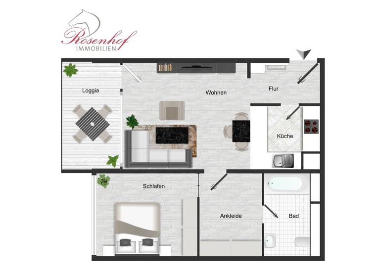 Wohnung zum Kauf 99.900 € 2,5 Zimmer 60 m² 3. Geschoss Innenstadt Hameln 31785