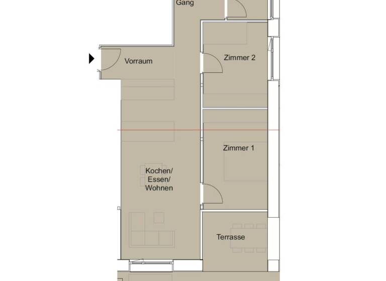 Wohnung zur Miete 1.690 € 3 Zimmer 77,5 m² EG frei ab 01.05.2026 Carinagasse 36a Feldkirch 6800