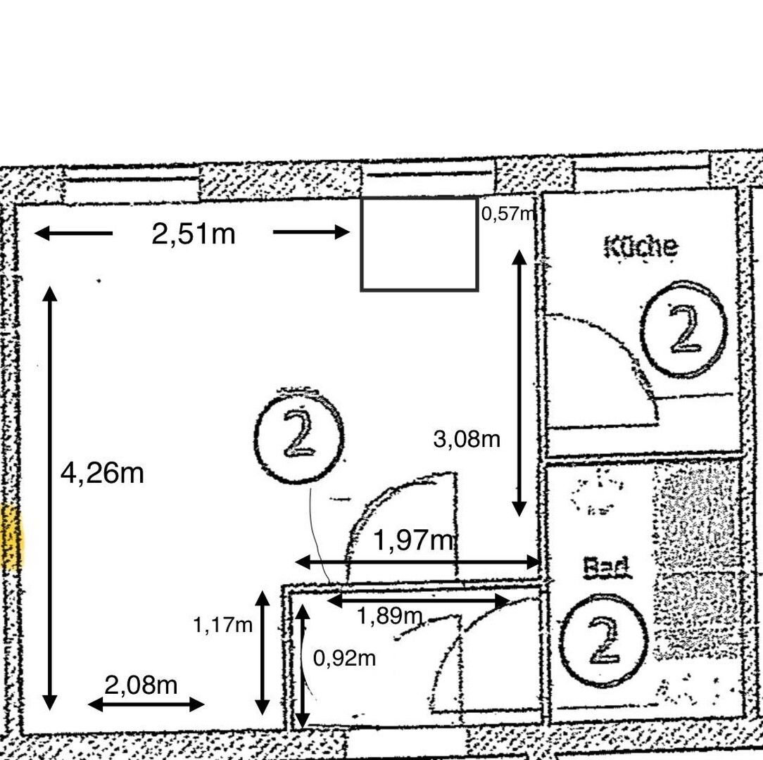 Wohnung zur Miete Wohnen auf Zeit 900 € 1 Zimmer 24 m²<br/>Wohnfläche 01.02.2025<br/>Verfügbarkeit Welserstrasse 51 Veilhof Nürnberg 90489