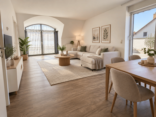 Terrassenwohnung zur Miete 980 € 2 Zimmer 64,6 m² Geschoss 2/3 frei ab 15.11.2026 Grabenstraße 1 a Flörsheim Flörsheim 65439
