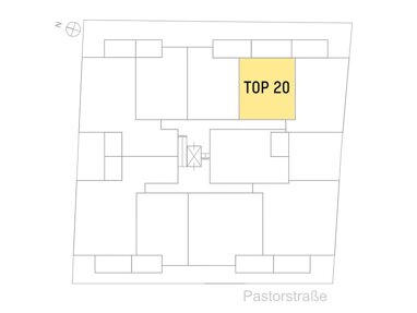 Wohnung zum Kauf 429.900 € 2 Zimmer 56,8 m² Pastorstraße 28 Wien 1210