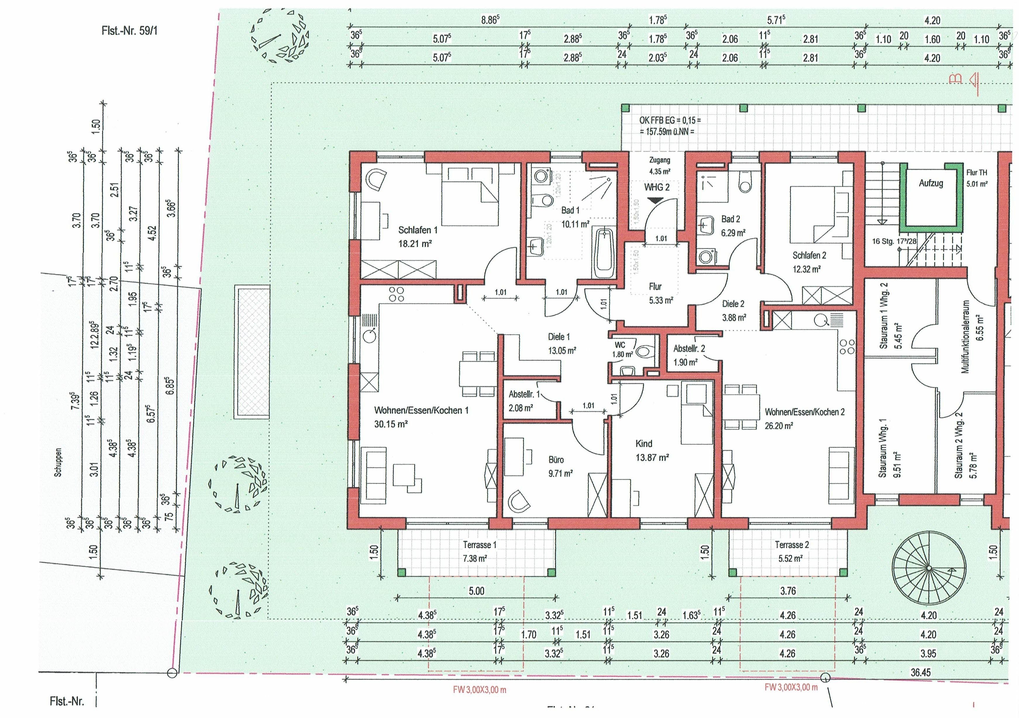 Wohnung zum Kauf 570.000 € 6 Zimmer 161 m²<br/>Wohnfläche EG<br/>Geschoss ab sofort<br/>Verfügbarkeit Friesenheim Friesenheim 77948