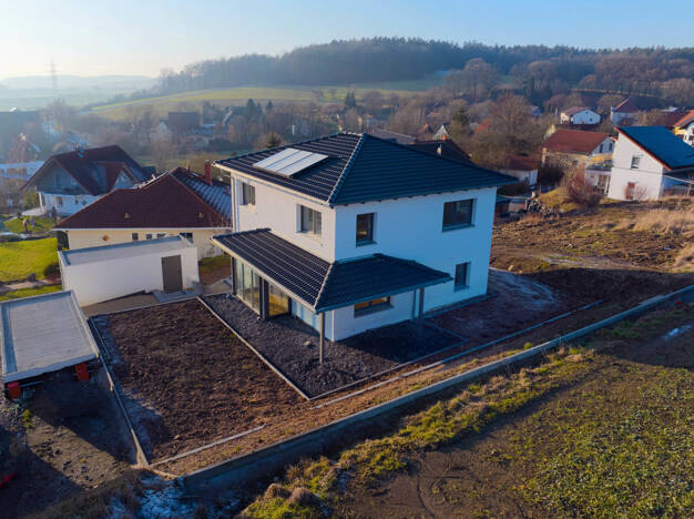 Einfamilienhaus zum Kauf - Neubau provisionsfrei 598.500 € 5 Zimmer 142,1 m² 476 m² Grundstück Oberfüllbach Ebersdorf-Oberfüllbach 96237