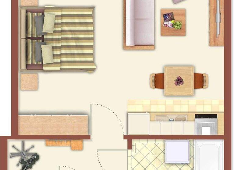 Studio zur Miete 194 € 1 Zimmer 25,9 m² 2. Geschoss frei ab 01.03.2026 P.-Neruda-Ring 78 Neustrelitz 17235