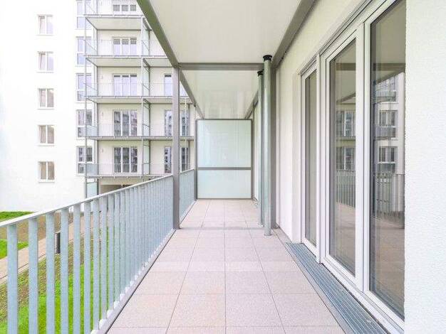 Wohnung zur Miete - Erstbezug 1.700 € 3 Zimmer 94 m² 1. Geschoss frei ab 01.02.2026 Mathilde-Maier-Straße 5 Gallus Frankfurt-Gallus 60326