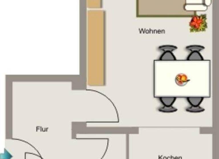 Wohnung zur Miete 404 € 2,5 Zimmer 45,8 m² 1. Geschoss frei ab 01.04.2026 Frohnhausen Essen 45144