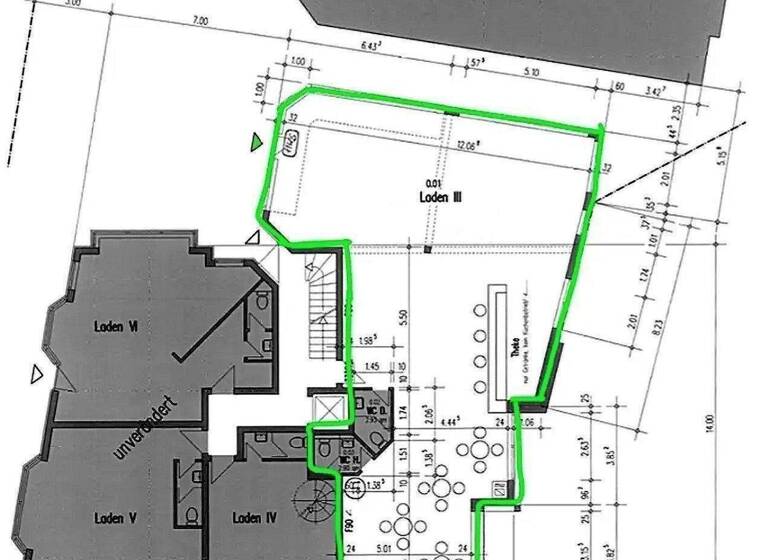 Laden zur Miete 16 € 158 m² Verkaufsfläche Zentrum Ratingen 40878