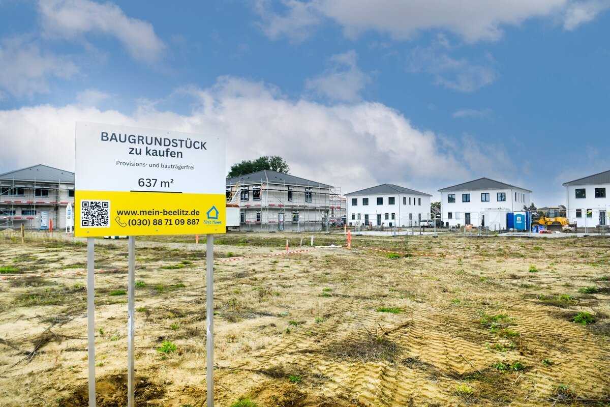 Grundstück zum Kauf provisionsfrei 254.800 € 637 m²<br/>Grundstück Am Stellwerk 17 Beelitz Beelitz 14547