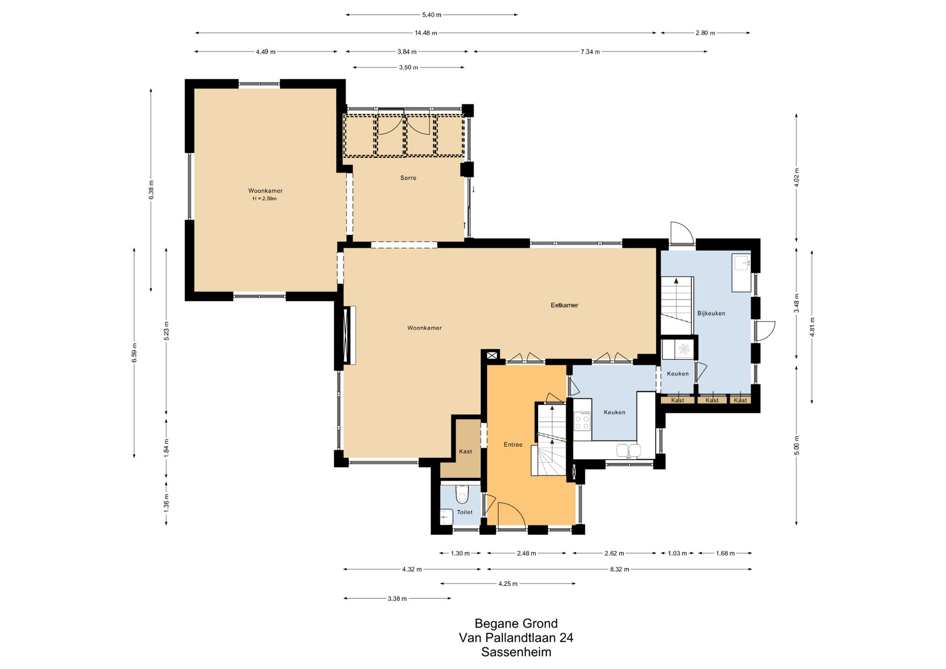 Villa zum Kauf 1.395.000 € 6 Zimmer 199 m²<br/>Wohnfläche 1.130 m²<br/>Grundstück van pallandtlaan 24 sassenheim 2172 JJ