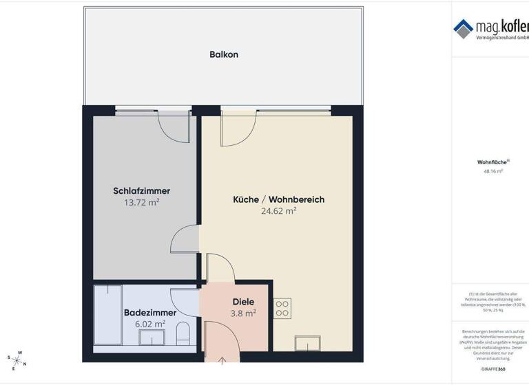Wohnung zum Kauf 290.000 € 48,2 m² 1. Geschoss Torfweg 24c Dornbirn 6850