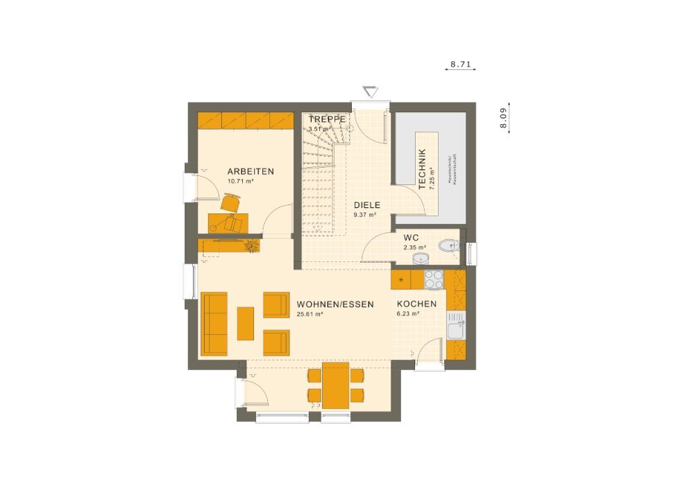 Einfamilienhaus zum Kauf provisionsfrei 559.000 € 5 Zimmer 113 m²<br/>Wohnfläche 250 m²<br/>Grundstück Frauenweiler Wiesloch 69168