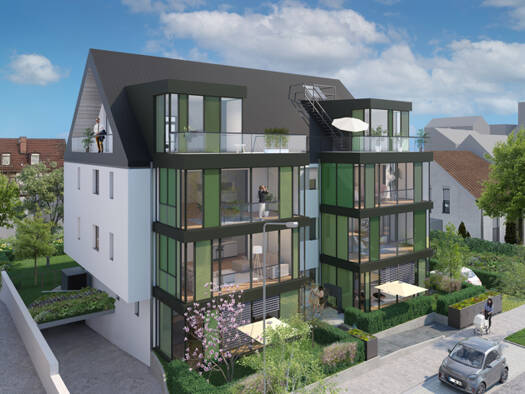 Wohnung zum Kauf - Erstbezug provisionsfrei 681.400 € 3 Zimmer 85,9 m² 2. Geschoss Offenbach am Main Offenbach am Main 63067