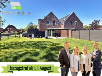 Doppelhaushälfte zur Miete 1.050 € 4 Zimmer 119 m² frei ab 01.08.2025 Hatshausen Moormerland 26802