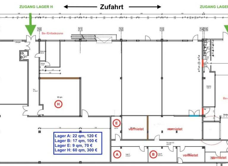 Lagerhalle zur Miete provisionsfrei 60 m² Lagerfläche Dieselstrasse 1 Rottenburg 84056