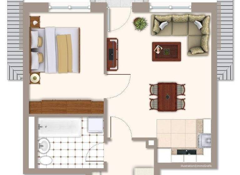 Wohnung zum Kauf 225.000 € 2 Zimmer 45,2 m² 3. Geschoss Friedrichsgabe Norderstedt 22846