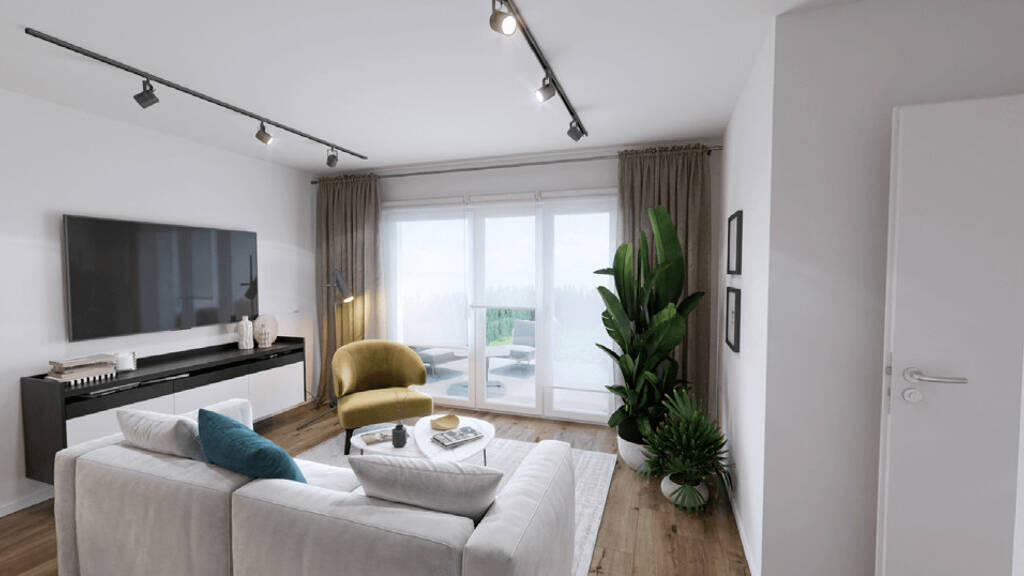 Wohnung zum Kauf - Neubau 258.900 € 2 Zimmer 54,4 m² EG Kümmersbruck Kümmersbruck 92245