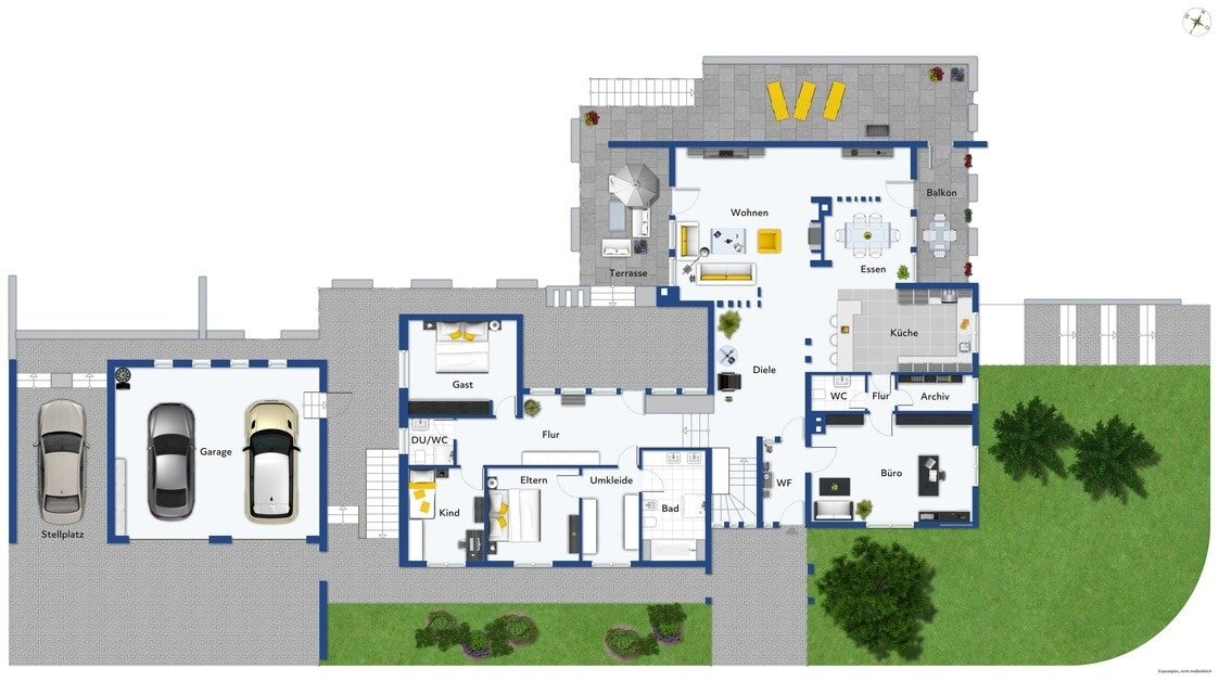 Mehrfamilienhaus zum Kauf 790.000 € 8 Zimmer 320 m²<br/>Wohnfläche 1.018 m²<br/>Grundstück Achern Achern 77855