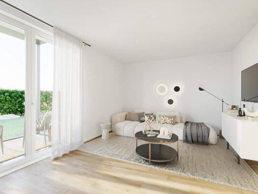 Wohnung zur Miete - Erstbezug 980 € 2 Zimmer 57 m² EG frei ab sofort Jaminstr. 4c Anger Erlangen 91052