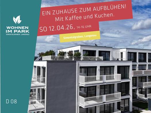 Wohnung zum Kauf - Neubau provisionsfrei 318.900 € 2 Zimmer 61,3 m² 1. Geschoss Am Simontalgraben 23 Langenau 89129