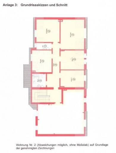 Wohnung zur Miete 742 € 4 Zimmer 106 m² 3. Geschoss frei ab sofort Werdohler Strasse 10 Innenstadt / Staberg / Knapp Lüdenscheid 58511