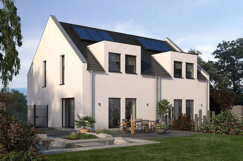 Doppelhaushälfte zum Kauf 460.500 € 4 Zimmer 127,5 m² 315 m² Grundstück Meckenheim Meckenheim 53340