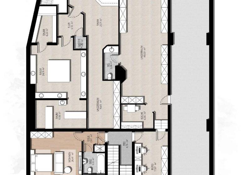 Mehrfamilienhaus zum Kauf als Kapitalanlage geeignet 1.849.000 € 14 Zimmer 457,1 m² 893 m² Grundstück Büderich Meerbusch 40667