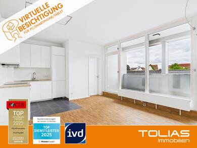 Wohnung zur Miete 650 € 2 Zimmer 42 m² Dachgeschoss, 3. Geschoss Nordstetten Horb am Neckar 72160