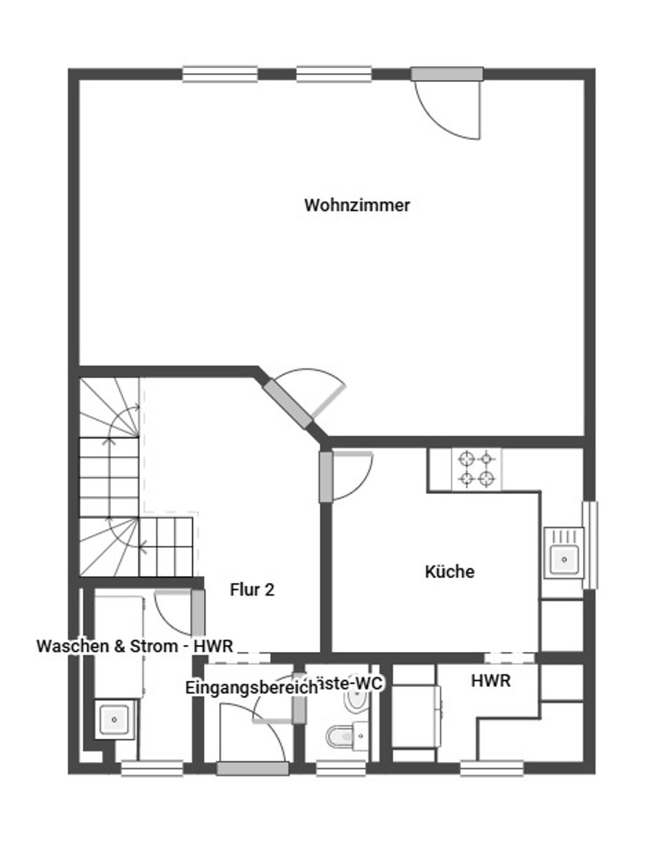 Doppelhaushälfte zum Kauf 259.000 € 4 Zimmer 116,4 m²<br/>Wohnfläche 580 m²<br/>Grundstück Auhagen Auhagen 31553