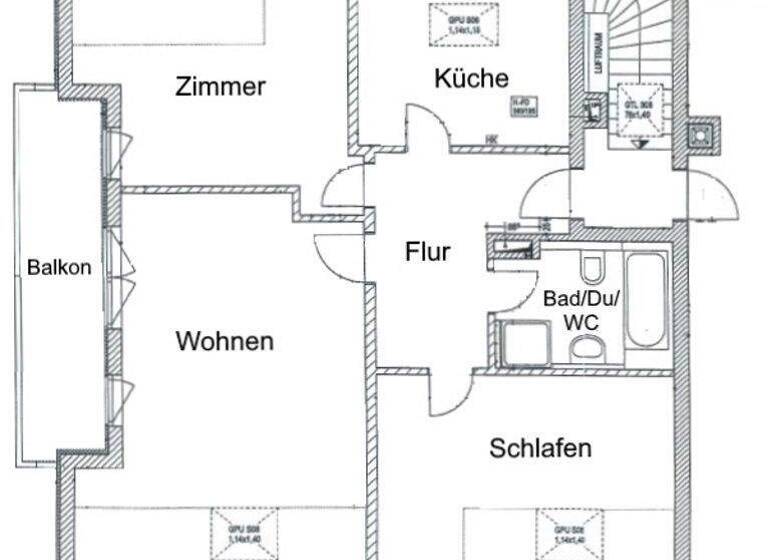 Wohnung zum Kauf 830.000 € 3 Zimmer 87 m² 3. Geschoss Kunihohstraße Bogenhausen München 81929
