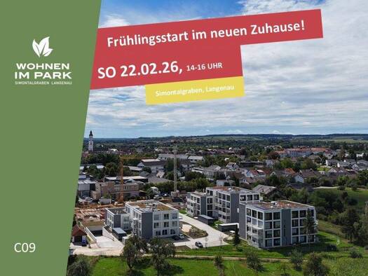 Wohnung zum Kauf - Neubau provisionsfrei 476.900 € 3 Zimmer 91,6 m² 1. Geschoss Am Simontalgraben 23 Langenau 89129