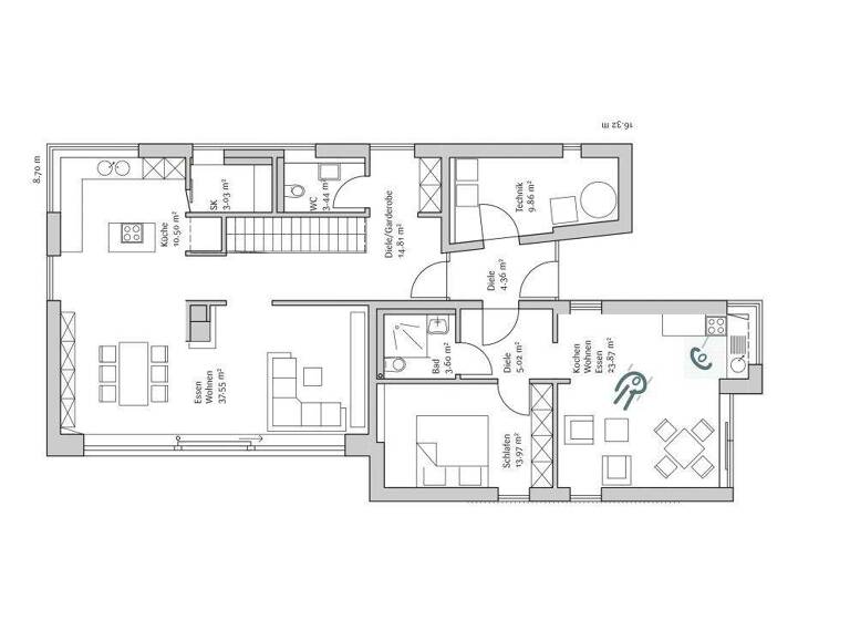Einfamilienhaus zum Kauf 698.000 € 7 Zimmer 239 m² 805 m² Grundstück Roth 91154